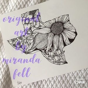 Texas in Bloom - Original Art Print